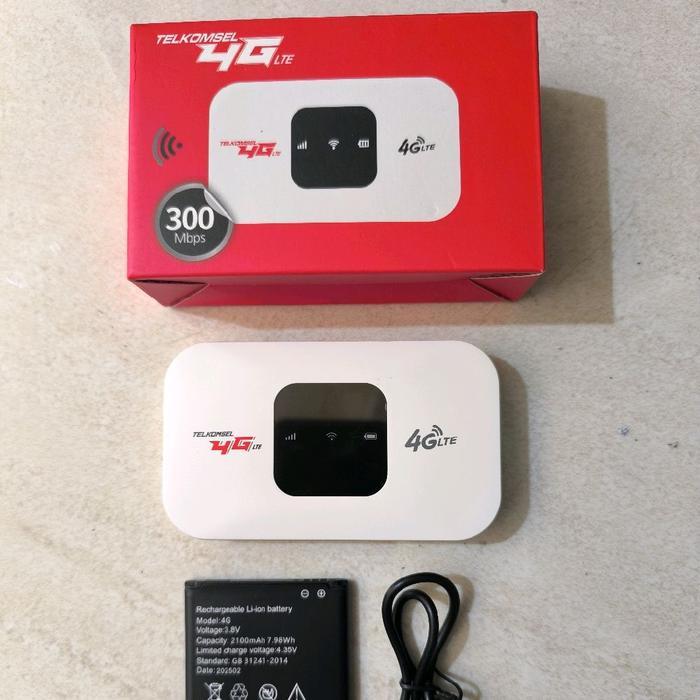 Modem Wifi 4G Lte 300Mbps Mifi Baterai