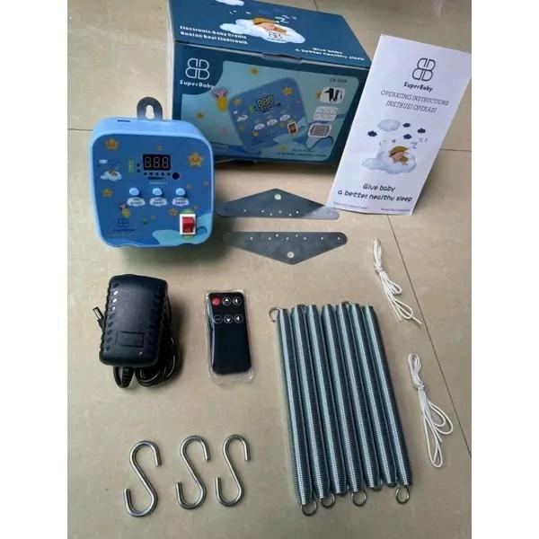Bluetooth Dan Remote Ayunan Listrik 7 Per Otomatis Musik Dan Pengaturan Waktu Bayi