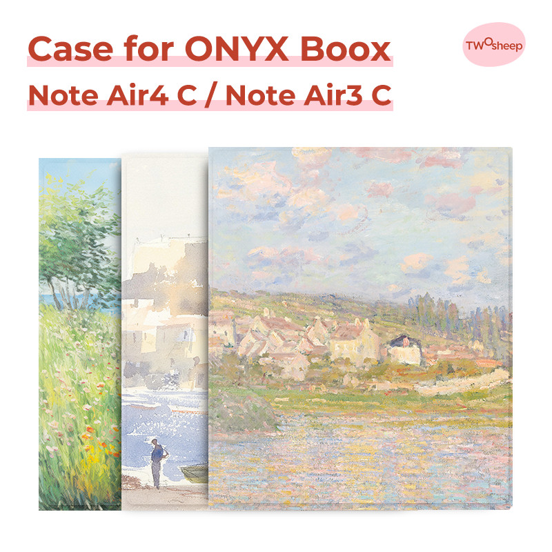 twosheep cover for ONYX Boox Note Air4c and Boox Note Air3c 10.3-inch E-reader case with intelligent