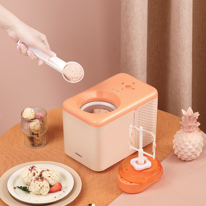 Konka Ice Cream Maker Home Mini Automatic Fruit Cones Maker Small Homemade Ice Cream Ice Cream Maker