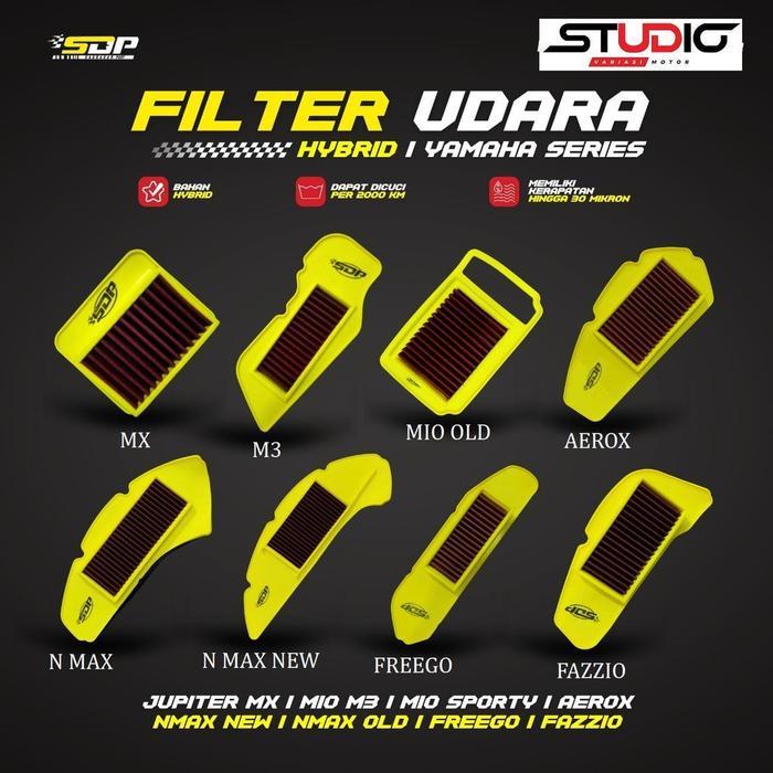 SDP HYBRID NINJA R RR - Saringan Filter Udara Hybrid Filter Udara Stainless Sdp NINJA R NINJA RR 150