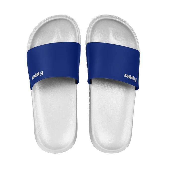 Fipper Sandal Slip On Trail Putih / Navy / Putih - Sandal Nyaman untuk Trail dan Aktivitas