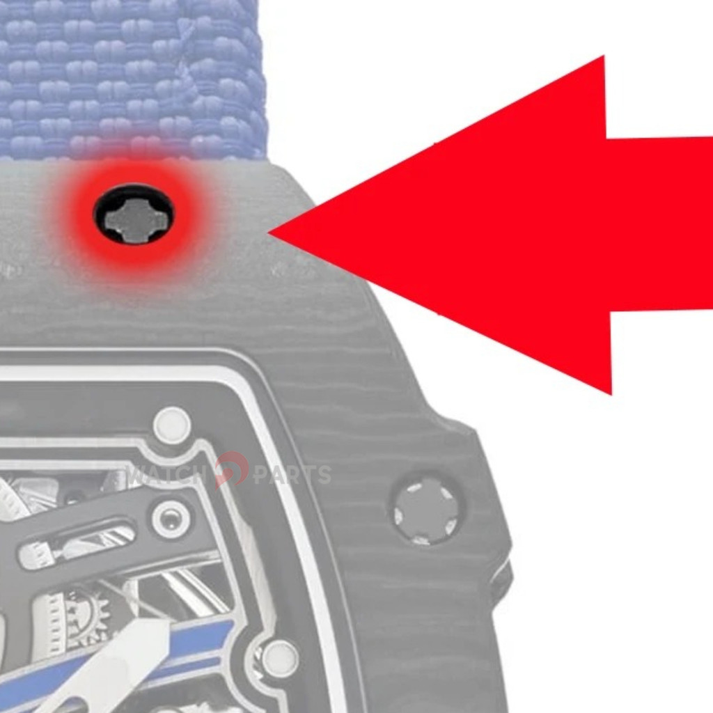Titanium 4 Prongs Watch Case Screw for RM Richard Mille RM67 Mans' Watch Band Parts