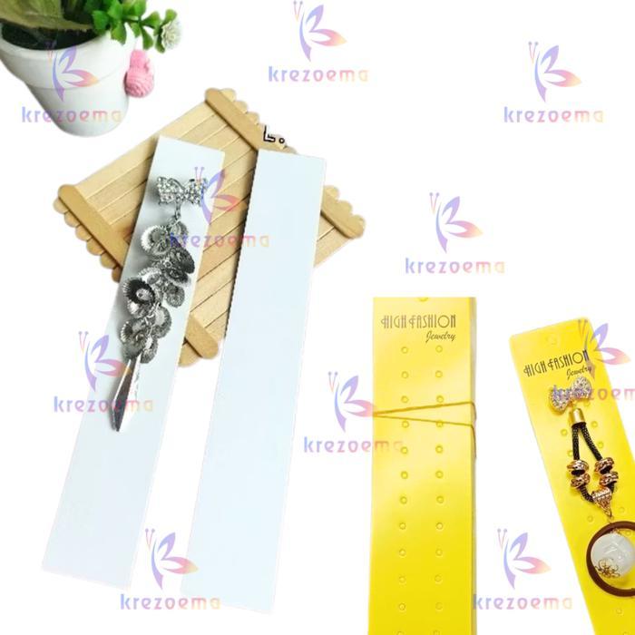 Hangtag alas bros dagu panjang Putih Clips Aksesoris