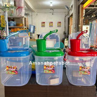 TOPLES ES BUAH+GAYUNG SOLINA 15LITER BASICHOME LIONSTAR TEMPAT ES BUAH DISPENSER TEH POCI
