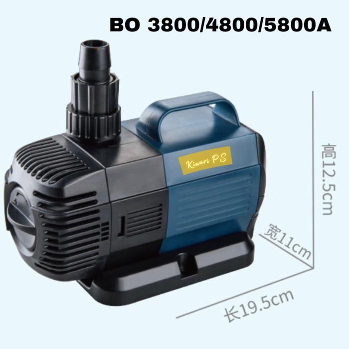 Amara / Sobo Bo 3800A Pompa Air Kolam Aquarium Ikan Bo 3800 A Bo3800A