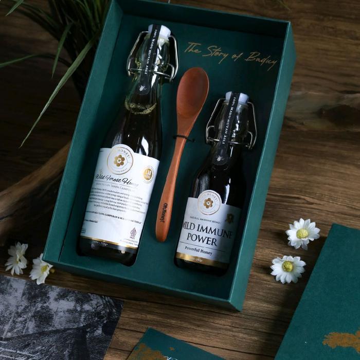 Promo Oh Honey Story Of Baduy Series - Hampers Premium Set Madu Hutan Murni Asli Oh,Honey - Healthy