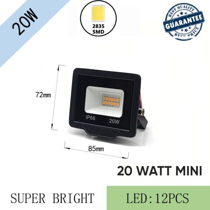 "New" LAMPU SOROT LED 20W / LAMPU TEMBAK LED 20 WATT / LAMPU OUTDOOR LED