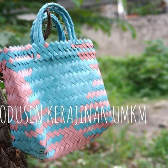 TAS ANYAMAN PLASTIK TAS SOUVENIR TAS BERKAT TAS HAMPERS