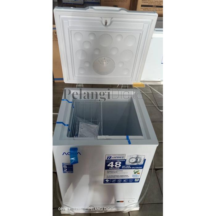AQUA AQF-120FR Chest Freezer Box Pembeku Daging - 103 Liter - AQF 120