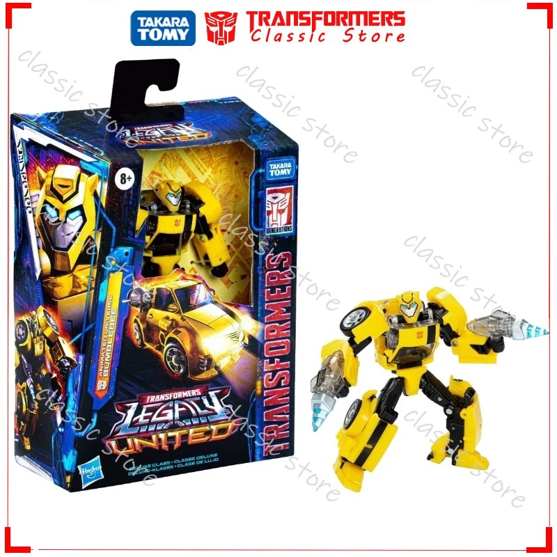 In Stock Classic Transformers Toys Legacy United Deluxe Class Animated Universe Bumblebee Cybertron