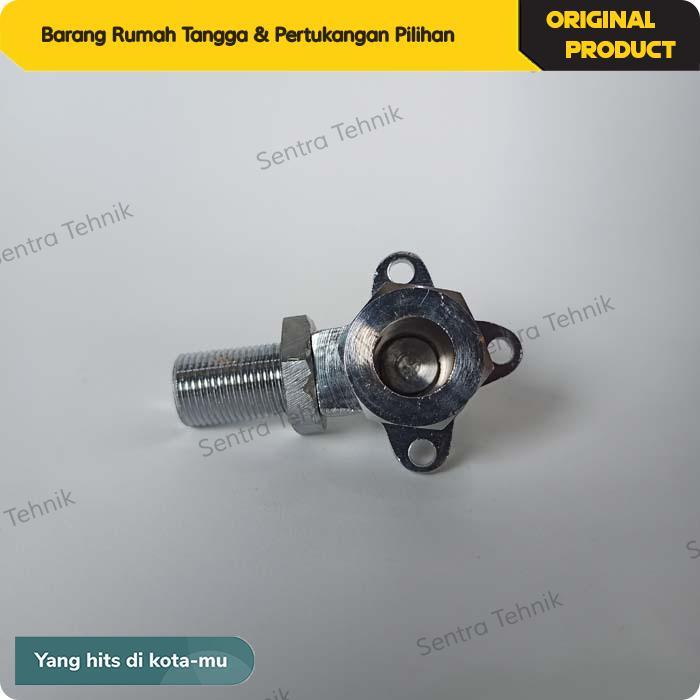 Kran Kaca Boiler Setrika Uap Elbow Kaca Tabung Boiler Setrika Uap 3/8" 1/2" Sinatex Nagamoto Jupe dl