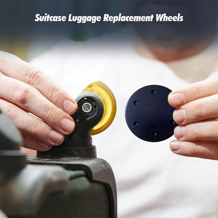 RODA KOPER DOUBLE SENYAP 1 SET RODA KOPER 360 DERAJAT BAHAN TPE RODA KOPER PENGGANTI 360