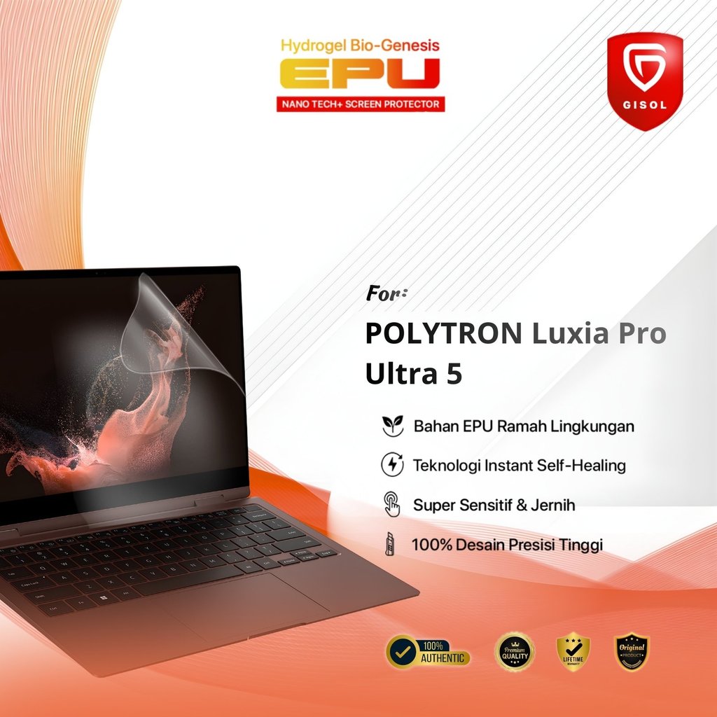 ORI GIN ALL BIO-HYDRO EPU Hydrogel Anti Gores for POLYTRON Luxia Pro Ultra 5 Prime Quality Protectio