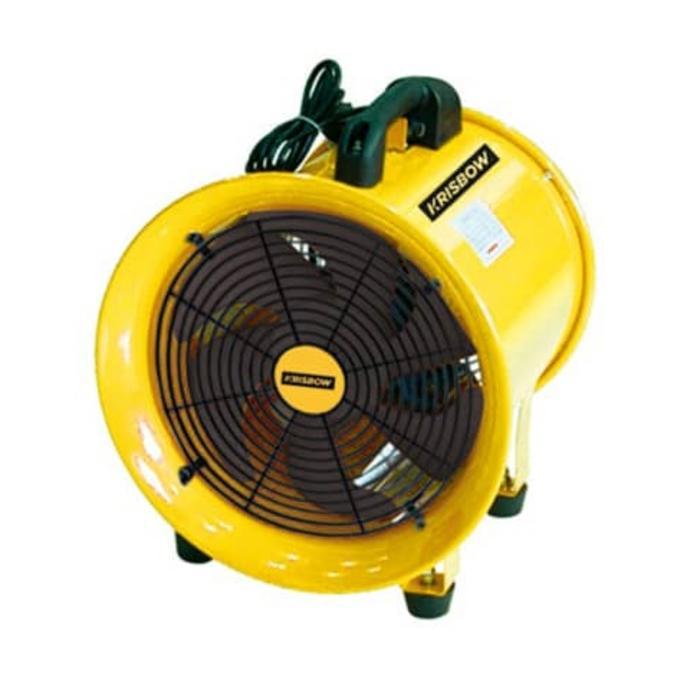 KRISBOW KIPAS ANGIN EXHAUST FAN PORTABLE VENTILATOR BLOWER 12 INCI