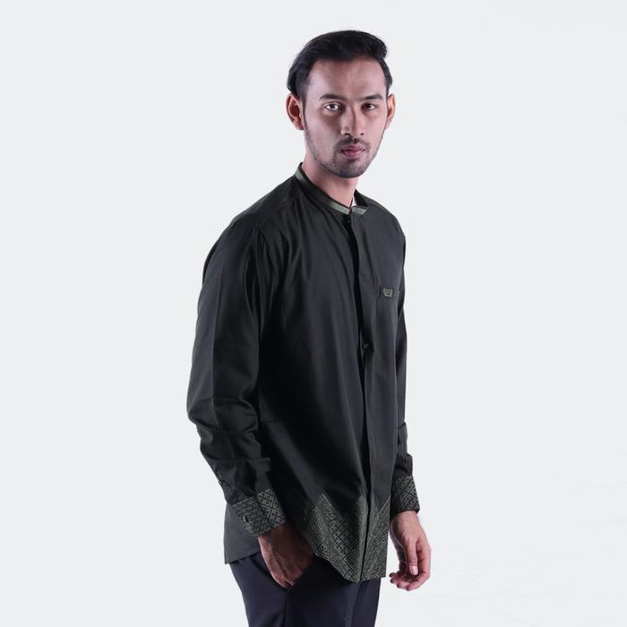 Baju Koko Bhs Cosmo Suhaib Hijau Tua