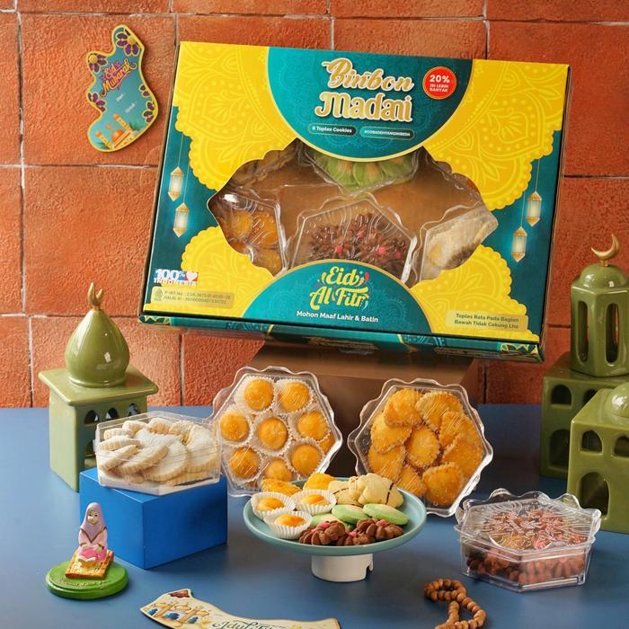 Binbon Madani isi 6 Toples Cookies Toples Rata By Weimar