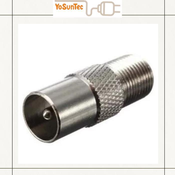 Konektor Soket F To Jack Tv Soket F Drat Jack F To Tv Connector Tv