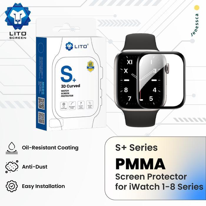 Stok Baru Screen Protector iWatch Apple Watch 4/5/6/7/8/SE LITO PMMA Ultra-Thin