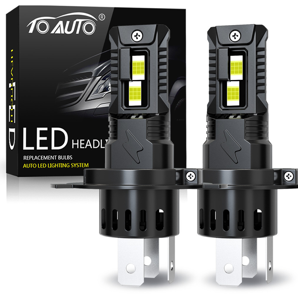 TOAUTO H4 LED Light 100W 20000LM 9005 9006 H11 H7 LED Headlight Canbus 36 CSP Car High Close Lamps