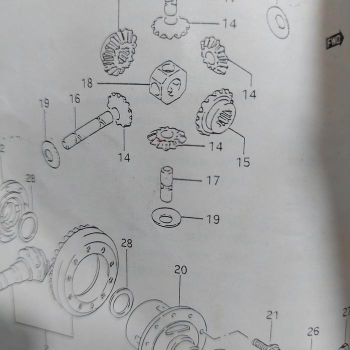 Ring + Pinion Gear Gardan Katana