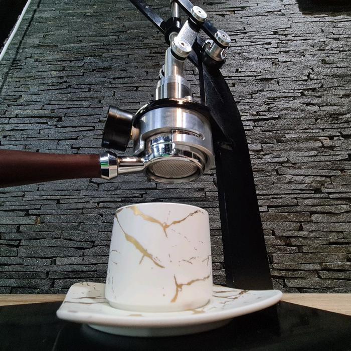 Manual Espresso MANUSSO EVO BLACK - Portafilter Naked