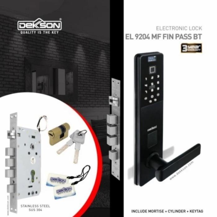 Electronic Door Lock Dekson Ef 9204 Mf / Handle Pintu Smart Lock