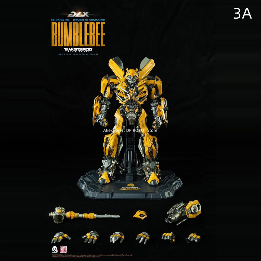 Original ThreeZero 3A G1 DLX Transformation Movie 5 BEE High Quality Action Figure With Box