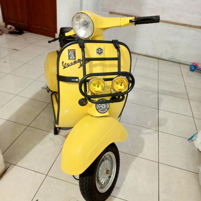 FRONT RACK VESPA CLASIK / RAK DUDUKAN LAMPU PX EXLUSIVE EXCEL SUPER DLL AKSESORIS VESPA CLASIK