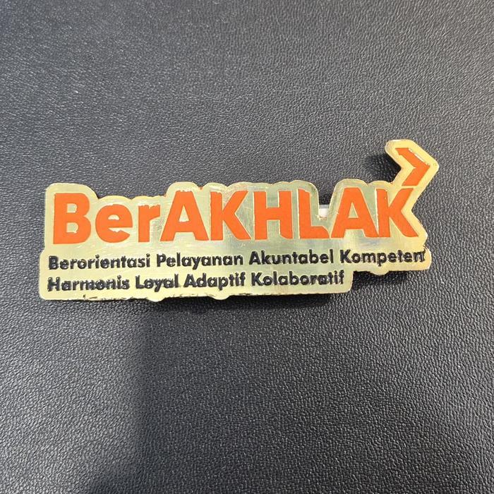 Pin Asn Berakhlak Kuningan Magnet