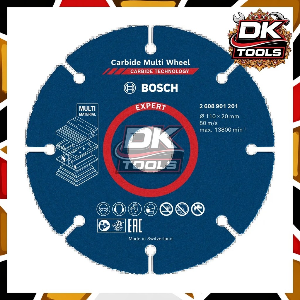 Bosch Mata Gerinda Potong Kayu 7" 40T 180mm Eco for Wood 40T - Mata Potong kayu - circular saw blade