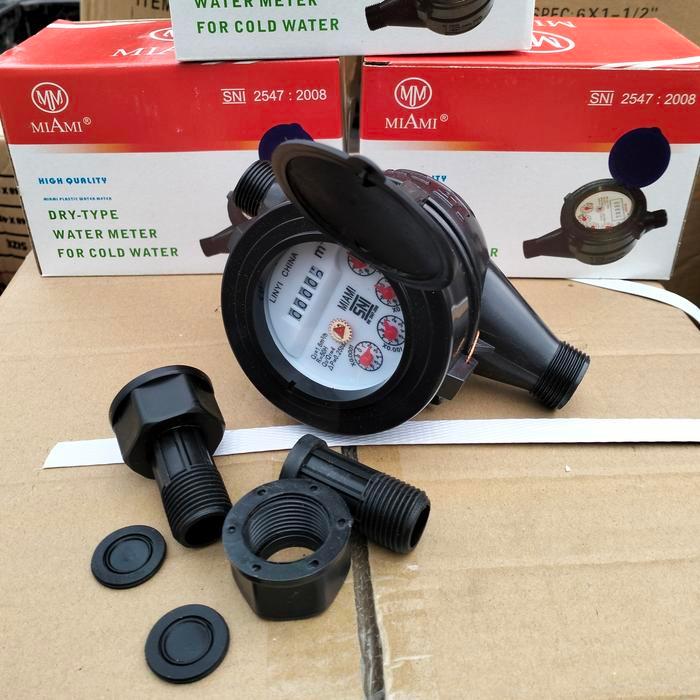 Meteran air PDAM plastik,meteran air PVC,meteran air PAM 4 jarum