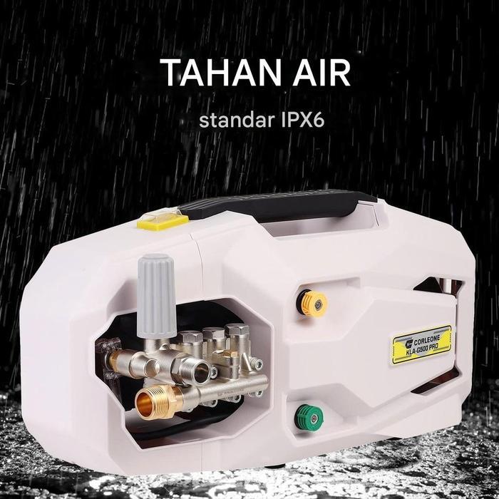 [G500PRO 1800W-120BAR-Ti-220V] Mesin cuci mobil Coleone G500 PRO dengan motor induksi, kepala pompa