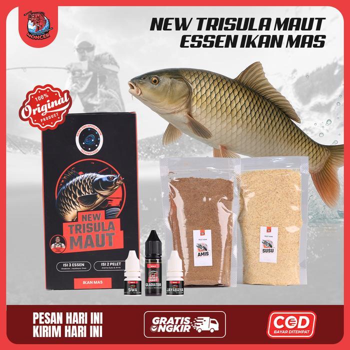 ESSEN IKAN MAS NEW TRISULA MAUT JUMBO NANO ENCAPSULATION MANCING IKAN Umpan NTM