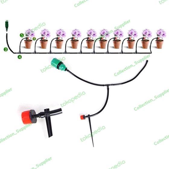 PERALATAN SETT SELANG PENYIRAM TANAMAN / SETT IRIGASI AIR TANAM