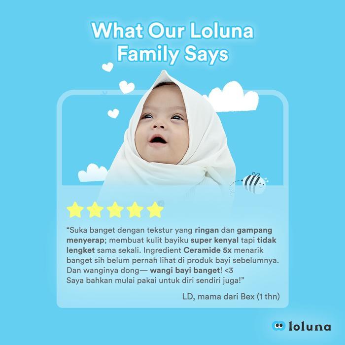 Loluna Krim Wajah & Badan Bayi Anak - 200Ml