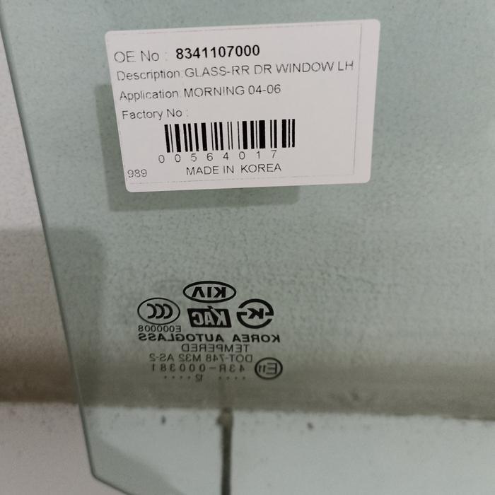 Kaca Pintu Belakang Sebelah Kiri Kia Picanto-Old