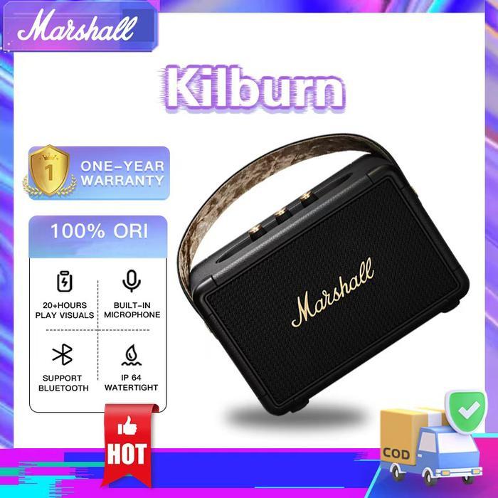 Speaker Kilburn II Portable Pembicara /Wireless Bluetooth Speaker Daya Tahan Hingga 20+ Jam Bekas