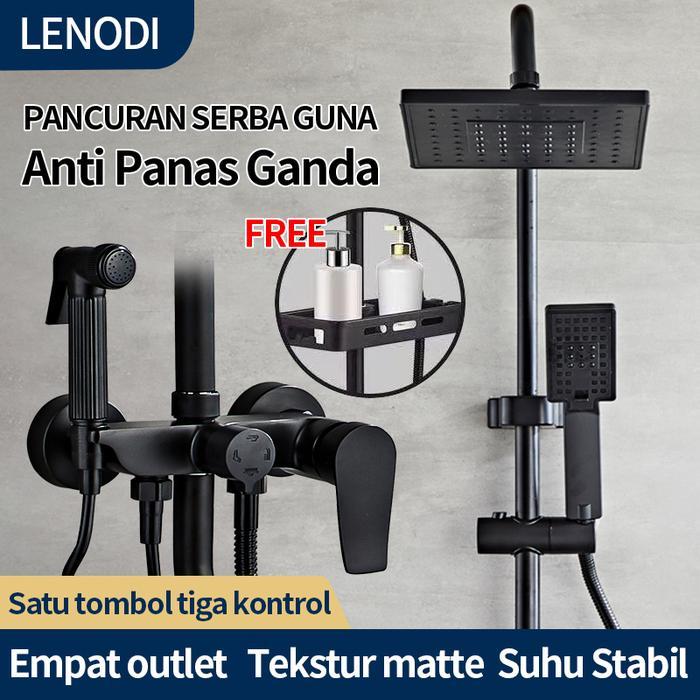Toto - Shower Tiang Set Panas-Dingin/Shower Kamar Mandi Set Dengan Faucet
