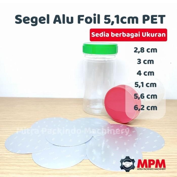 Segel Alu Foil Induksi / Kertas Alu Foil / Aluminium
