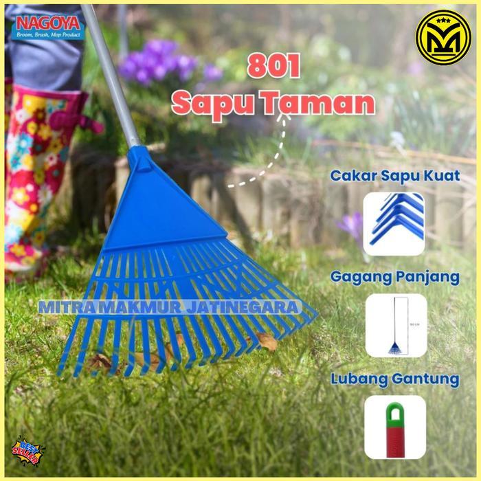 801 NAGOYA Sapu Taman 150cm Sapu Pembersih Daun Taman Sapu Pantai Sapu Pasir Plastik