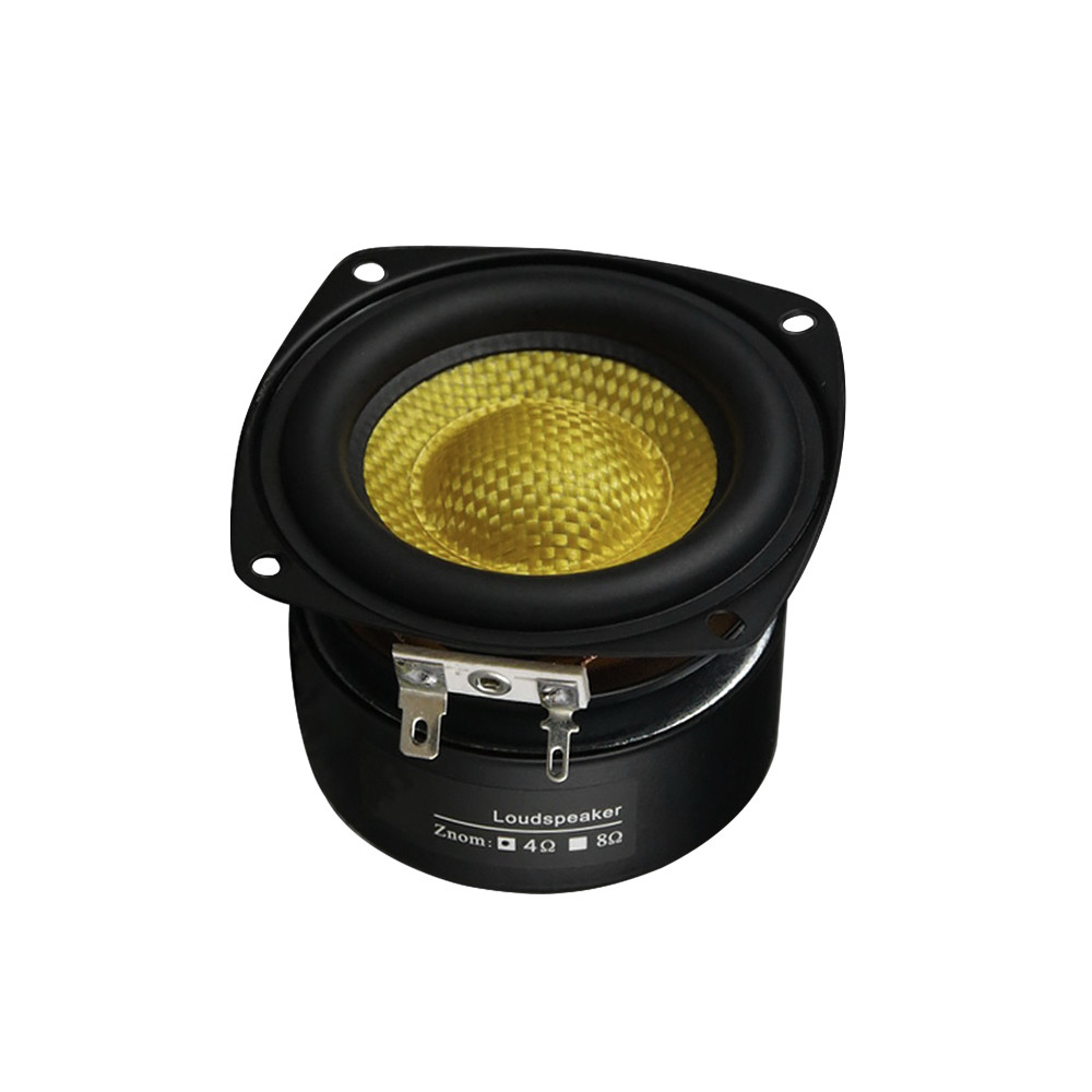 AIYIMA 1Pcs 3 Inch Woofer Speaker Fiberglass High-stroke Power HiFi Home Theater Bass Speaker 4 8