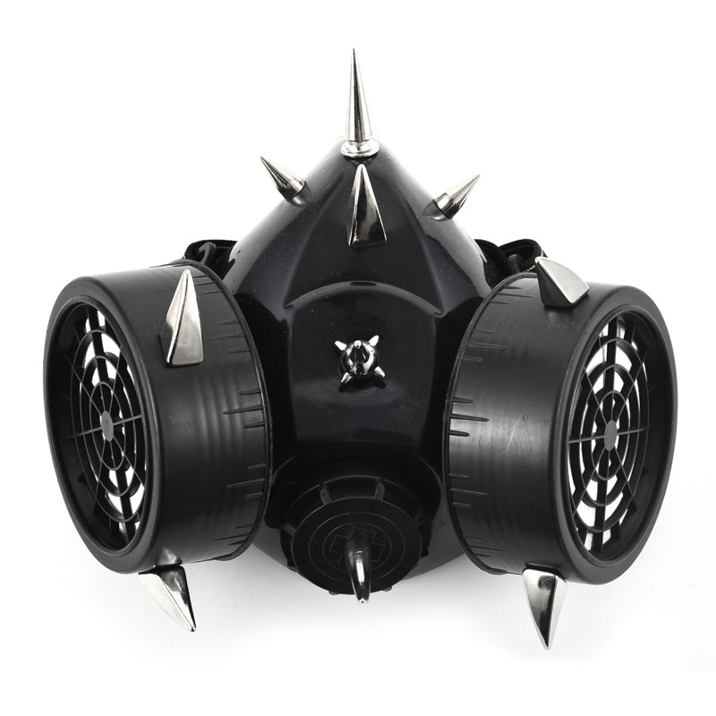 Steam Fashion Rts Gas Mask Respirator Cyber Gothic Cosplay Spikes Masks Halloween Party Accessories