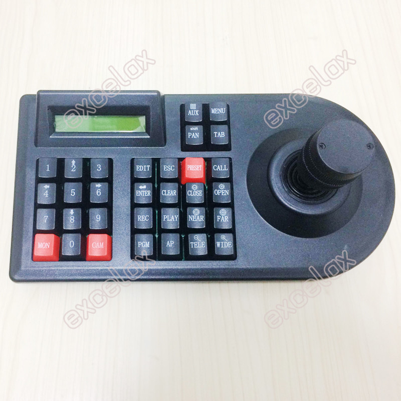 3-Axis Joystick CCTV Keyboard Controller Keypad for Security PTZ Speed Dome Camera Decoder DVR NVR