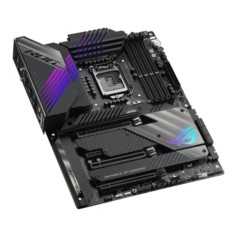 ASUS ROG Maximus XIII Hero (WiFi 6E) Z590 LGA 1200 (Intel 11th/10th Gen) ATX Gaming Motherboard