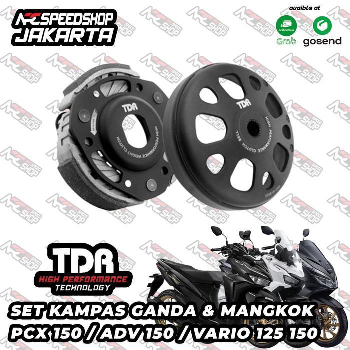 Set Mangkok Kampas Ganda Tdr Honda Pcx 150 Adv 150 Vario 125 Vario 150 Original Tdr