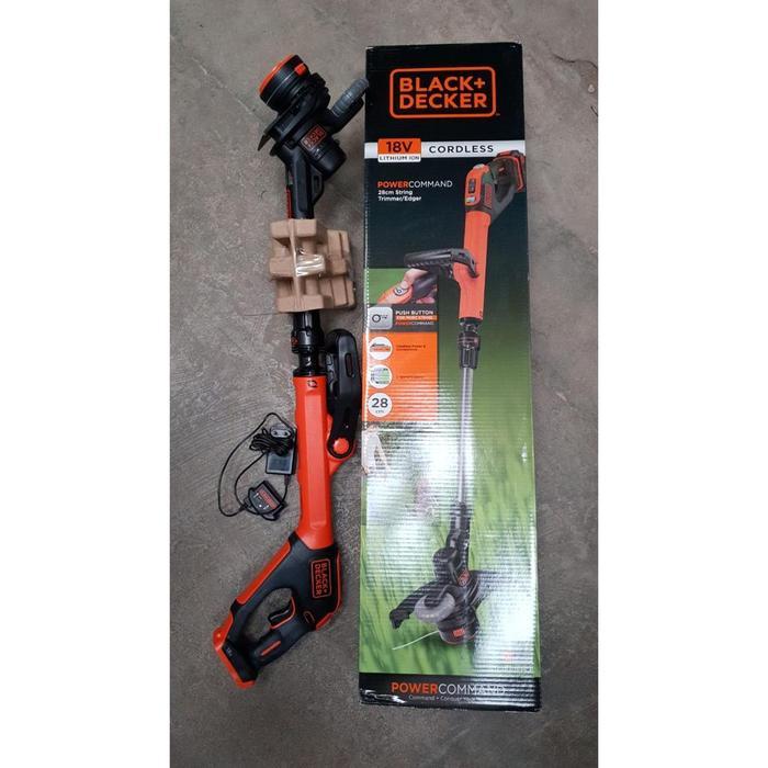 Black Decker Potong Rumput Cordless Grass Trimmer 18 V Baterai Makita