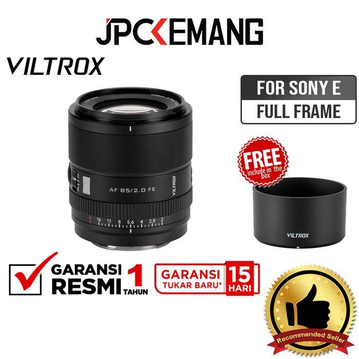 Viltrox AF 85mm f2 EVO for Sony FE Fullframe Lens Viltrox 85 mm f/2 Garansi Resmi