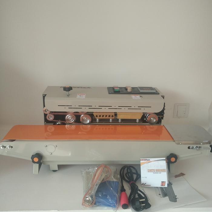 CONTINUOUS BAND SEALER -FR-800P MESIN PRESS SEGEL PLASTIK MESIN PRESS