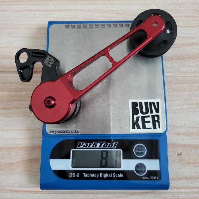 BROMBACHER Tensioner CNC ringan BROMPTONN BROMIE P/T-line/Chpt3 V4-NEW - Red/Black